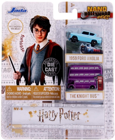 Imagine HARRY POTTER2 SET 2 MASINUTE THE KNIGHT BUS SI FORD ANGLIA 1959