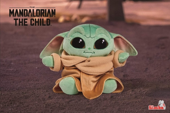 Imagine Baby Yoda din plus Mandalorian The Child 25 cm