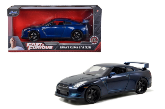 Imagine MASINUTA METALICA FAST AND FURIOUS 2009 NISSAN GT-R SCARA 1 LA 24