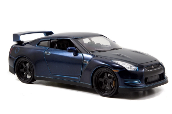 Imagine Mașinuță metalică Fast and Furious 2009 Nissan GT-R scară 1 la 24