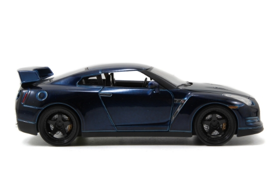 Imagine Mașinuță metalică Fast and Furious 2009 Nissan GT-R scară 1 la 24
