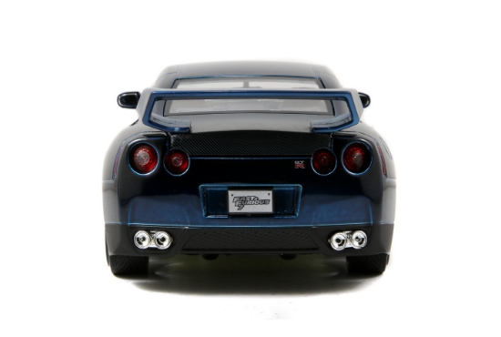 Imagine Mașinuță metalică Fast and Furious 2009 Nissan GT-R scară 1 la 24