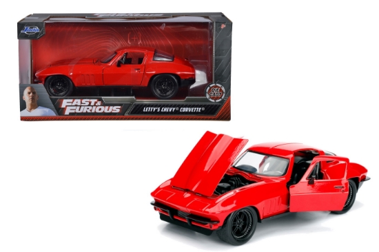 Imagine MASINUTA METALICA FAST AND FURIOUS 1966 CHEVY CORVETTE SCARA 1 LA 24