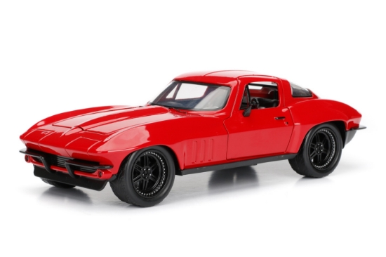Imagine Mașinuță metalică Fast and Furious 1966 Chevy Corvette scară 1 la 24