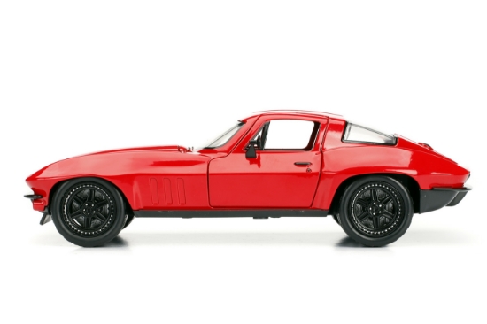 Imagine Mașinuță metalică Fast and Furious 1966 Chevy Corvette scară 1 la 24