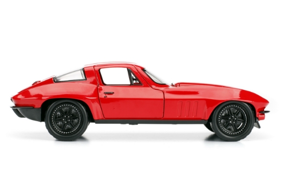 Imagine Mașinuță metalică Fast and Furious 1966 Chevy Corvette scară 1 la 24
