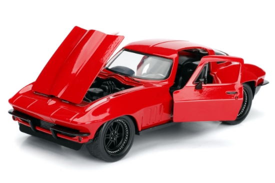 Imagine Mașinuță metalică Fast and Furious 1966 Chevy Corvette scară 1 la 24