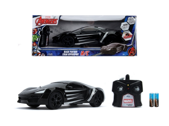 Imagine MASINUTA RADIOCOMANDATA BLACK PANTHER LYKAN SCARA 1 LA 16