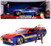Imagine MASINUTA METALICA CAPTAIN MARVEL 1973 FORD MUSTANG MACH 1 SCARA 1 LA 24