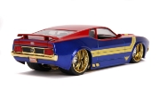 Imagine MASINUTA METALICA CAPTAIN MARVEL 1973 FORD MUSTANG MACH 1 SCARA 1 LA 24