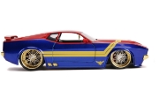 Imagine MASINUTA METALICA CAPTAIN MARVEL 1973 FORD MUSTANG MACH 1 SCARA 1 LA 24
