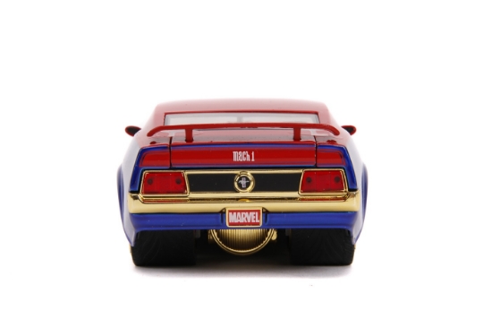Imagine Mașinuță metalică Captain Marvel 1973 Ford Mustang Mach 1 scară 1 la 24