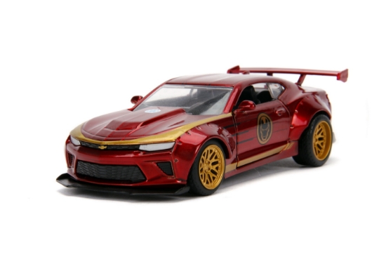 Imagine Mașinuță metalică Iron Man 2016 Chevy Camaro SS scară 1 la 32