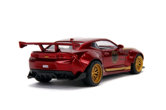 Imagine Mașinuță metalică Iron Man 2016 Chevy Camaro SS scară 1 la 32
