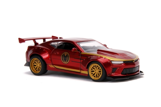 Imagine Mașinuță metalică Iron Man 2016 Chevy Camaro SS scară 1 la 32