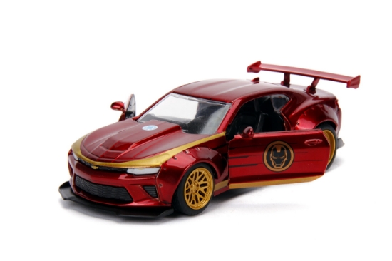 Imagine Mașinuță metalică Iron Man 2016 Chevy Camaro SS scară 1 la 32