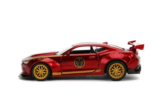 Imagine Mașinuță metalică Iron Man 2016 Chevy Camaro SS scară 1 la 32