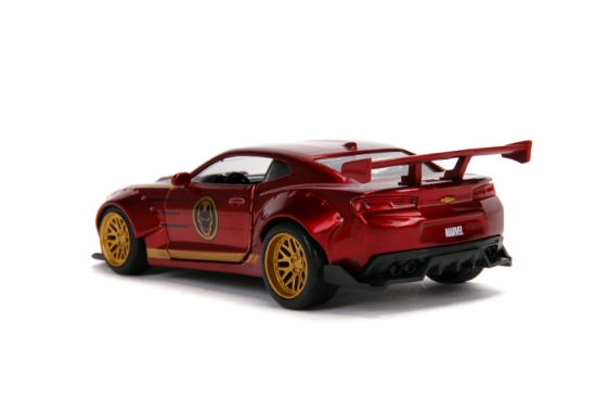 Imagine Mașinuță metalică Iron Man 2016 Chevy Camaro SS scară 1 la 32