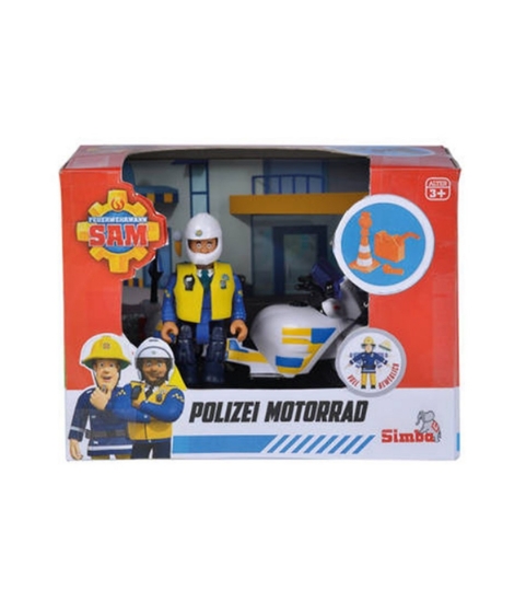 Imagine SAM POLICE MOTOCICLETA FIGURINA