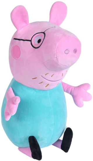 Imagine  Peppa Pig pluș Tata Wutz 37cm