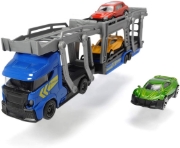 Imagine Set trailer 28 cm cu 3 mașinuțe metalice – Albastru