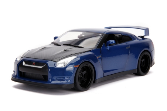 Imagine Mașinuță metalică Fast and Furious Nissan Skyline scară 1:18