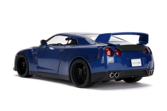 Imagine Mașinuță metalică Fast and Furious Nissan Skyline scară 1:18