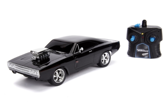 Imagine Set mașinuțe Fast and Furious RC Toyota Supra & Dodge Charger SRT, scară 1:16