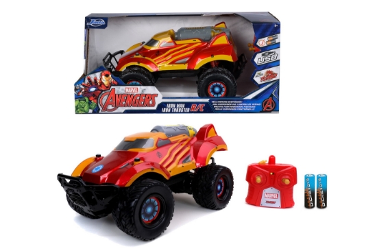 Imagine MASINUTA CU TELECOMANDA MARVEL RC IRON THRUSTER SCARA 1:14