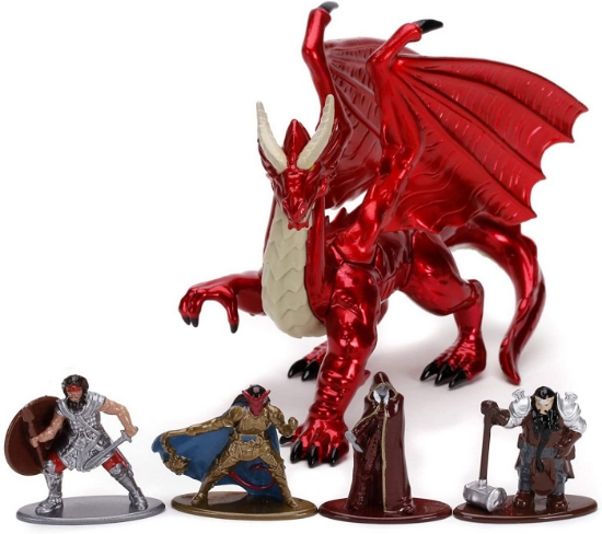 Imagine  SET 5 NANO FIGURINE DIN METAL DUNGEONS DRAGONS 4 CM