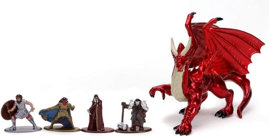Imagine  SET 5 NANO FIGURINE DIN METAL DUNGEONS DRAGONS 4 CM