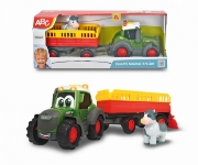 Imagine TRACTORAS CU REMORCA PENTRU ANIMALE CU FIGURINA VACUTA