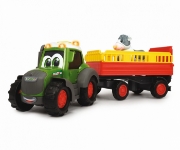 Imagine TRACTORAS CU REMORCA PENTRU ANIMALE CU FIGURINA VACUTA