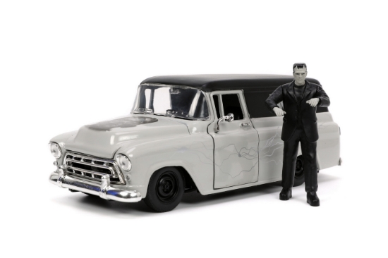 Imagine Set mașinuță 1957 Chevy Suburban și figurină Frankenstein
