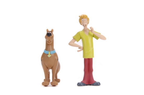 Imagine Scooby Doo Mystery Van set format din dubița metalică scara 1:24 și 2 figurine Scooby Doo și Shaggy