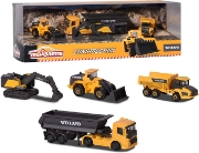 Imagine MAJORETTE SET 4 MASINUTE METALICE VOLVO 7.5CM