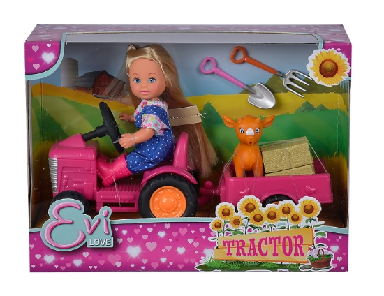 Imagine PAPUSA EVI LOVE CU TRACTOR 
