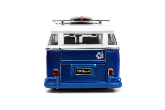 Imagine Jada Autobuz metalic și figurină Stitch scara 1:24