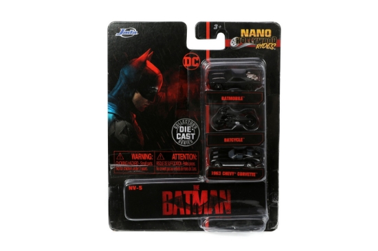 Imagine JADA SET 3 VEHICULE NANO BATMAN 4CM