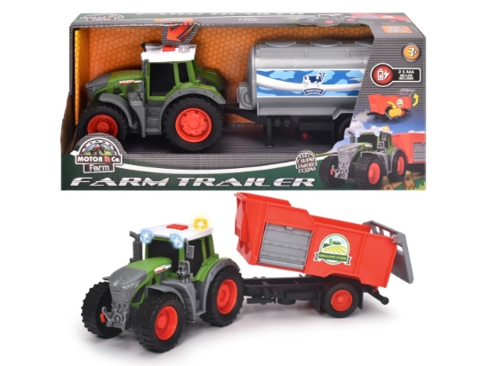 Imagine DICKIE FENDT TRACTOR CU REMORCA
