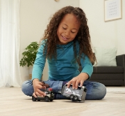 Imagine MAJORETTE LAND ROVER CU REMORCA PENTRU CAI 