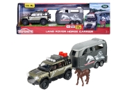 Imagine MAJORETTE LAND ROVER CU REMORCA PENTRU CAI 
