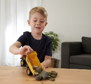 Imagine Majorette Volvo basculantă 20 cm