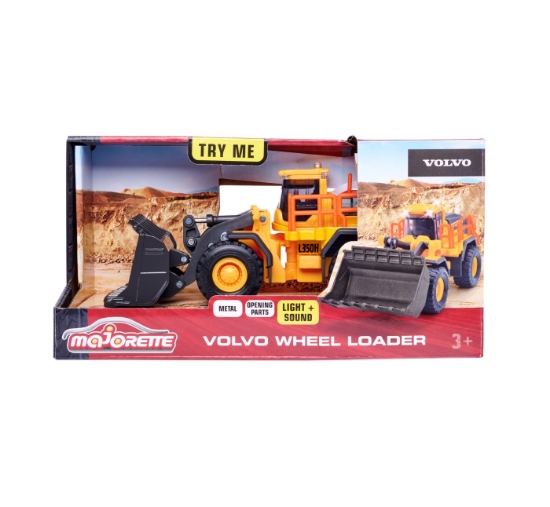 Imagine MAJORETTE VOLVO INCARCATOR FRONTAL SCARA 1 LA 43
