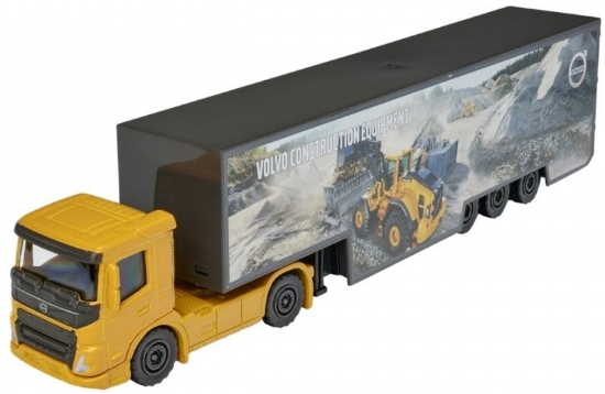 Imagine MAJORETTE TRANSPORTOR VOLVO TIR DIN METAL 