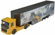 Imagine Majorette transportor Volvo TIR din metal