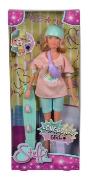 Imagine STEFFI LOVE PAPUSA STEFFI CU LONGBOARD