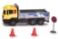 Imagine Dickie echipa de utilaje camion cu semne de circulatie 17cm
