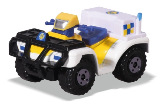 Imagine POMPIERUL SAM VEHICUL DIN METAL ATV SCARA 1 64