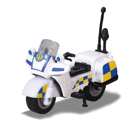 Imagine POMPIERUL SAM VEHICUL DIN METAL MOTOCICLETA SCARA 1 64